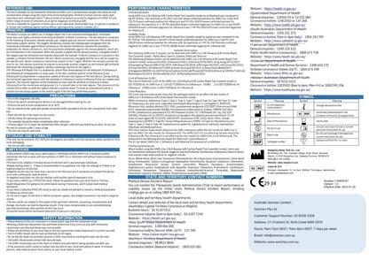 Sonictec Combo FLU A/B & COVID-19 (3 in 1) Self Test Kit 2 tests