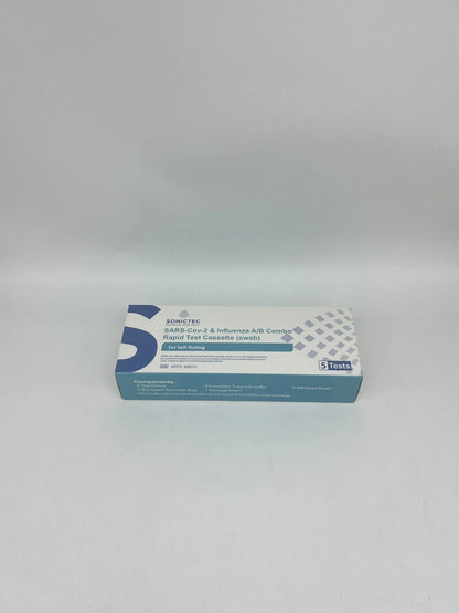 Sonictec Combo FLU A/B & COVID-19 (3 in 1) Self Test Kit 2 tests